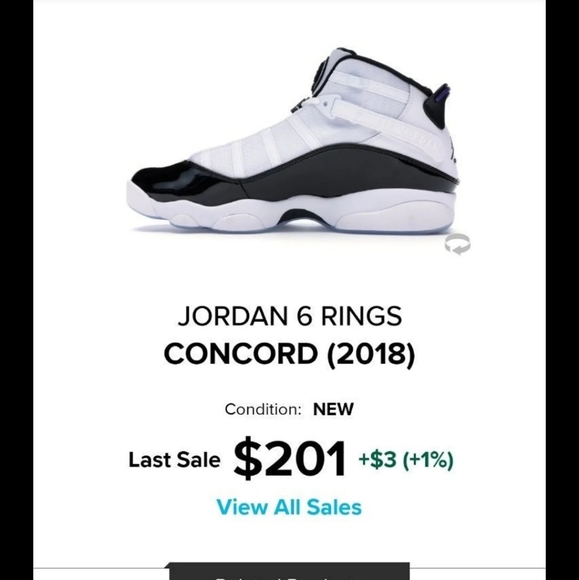 Nike Air Jordan 6 Rings "Concord" - Picture 8 of 8